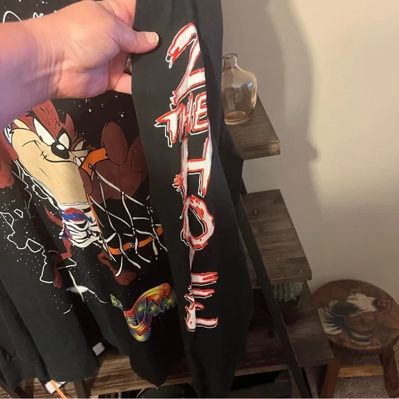 1996 Space Jam Taz Tee Size XL